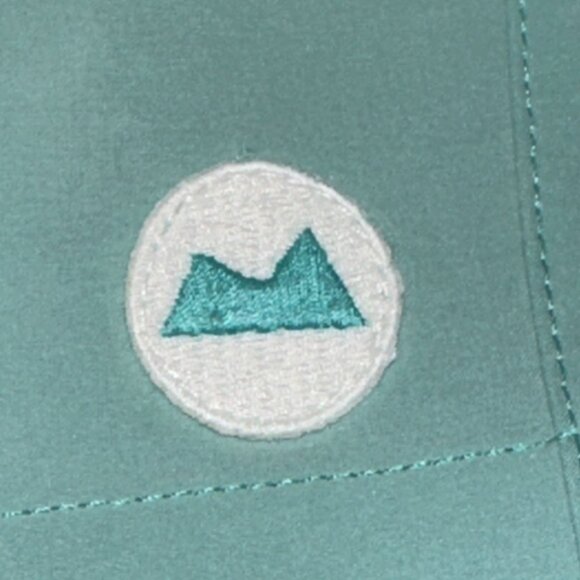 MYLES Apparel Make Moves 7" Mint Green Flat Front Performance Shorts Size Medium - Picture 6 of 9